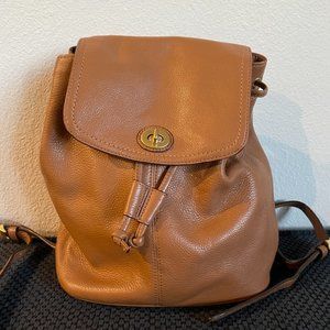 Coach Brown Backpack Medium